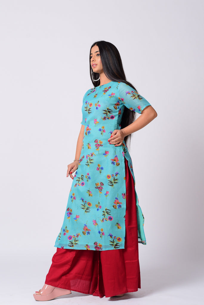 Premium White Straight Kurti With Heavy Embroidery Work,women Ethnic  Traditional Outfit,festive Suit,indian Wedding Kurta,pakistani Nikkah - Etsy