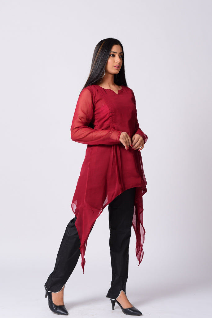 Designer Long Up n down Kurti at Rs.600/Piece in chennai offer by Blue Waves